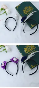 Halloween bloederige oogbal bloem skelet hand haarband cosplay feest kostuum hoofddeksel rekwisiet