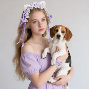 Lolita kattenoor haarband kant strik haaraccessoires schattig gotisch hoofddeksel
