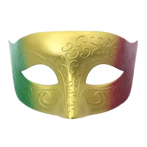 Carnaval feest halfgezicht masker retro kleurverloop masquerade bal vermomming rekwisiet