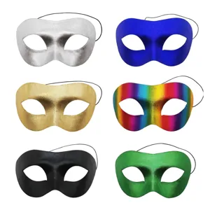 Kleurrijk masquerade half gezicht masker voor feest carnaval festival kostuums en evenementen.