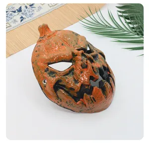 Masque de citrouille d'effrayant accessoire réaliste pour fête cosplay décoration