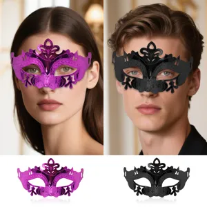 Gegalvaniseerd maskerade halfgezicht masker voor Halloween feest, bal en karnaval rekwisieten.