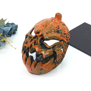 Halloween effrayant masque de citrouille maléfique effrayant personnage cosplay fête accessoire