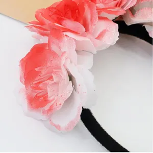 Halloween Blumen Haarreif Rose Haarschmuck gruselige Party Festival Kostüm Zubehör