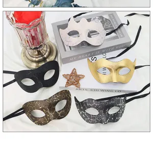 Halloween masquerade half gezicht masker venetiaanse feest kostuum rekwisieten voor man en vrouw