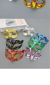 Halloween gegalvaniseerd vlinder maskerade carnaval geschilderd venetië oogmasker details
