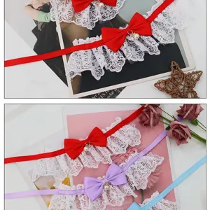 Lolita kant lint strik kousenband beenring mode accessoire schattig meisje decoratie
