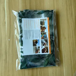 Detail view of the colorful prism window film packaging and included instruction card.