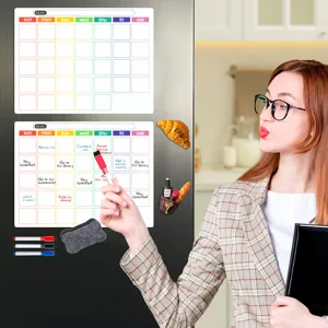 Magnetische Monatskalender Tafel für Kühlschrank, trocken abwischbarer Haushaltsplaner.