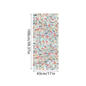 Double-sided colorful rainbow window film prism glass sticker for home decoration.