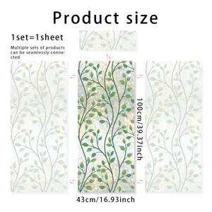 Colorful prism window film static glass sticker 43x100cm seamless connection sun catcher