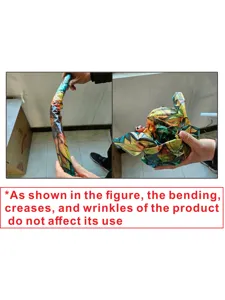 Stained glass window film colorful floral anti-UV static cling privacy sticker for home