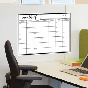Magnetischer Monatsplaner Whiteboard Kalender für Büro Kühlschrank und tägliche Notizen Planung