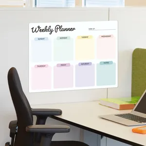Magnetischer Wochenplaner Kalender Whiteboard für Büro und Wand Dekoration und Organisation