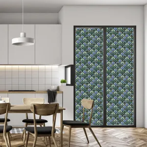 Retro mandala raamfolie privacy glassticker decoratieve statische hechtende folie thuis