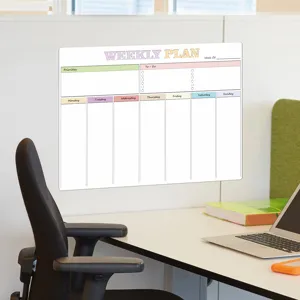 Magnetischer Wochenplaner Whiteboard Kalender für Büro und Zuhause Notiztafel Terminplaner