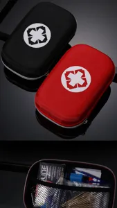 Draagbare EVA-ehbo-set voor buitenreizen, noodmedische tas en auto-opbergtas voor noodgevallen.