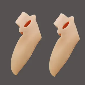 Silicone toe separator bunion corrector pair for men and women wearable daily shoes.