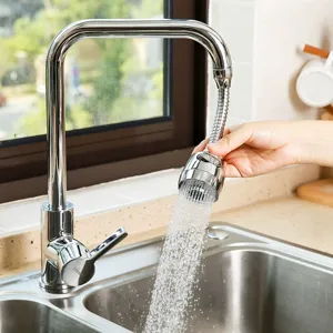 Keukenkraan Verlengstuk Spatwaterdichte Sproeier Mondstuk Universele Verstelbare Waterfilter Kraankop Modern Metalen Gereedschap