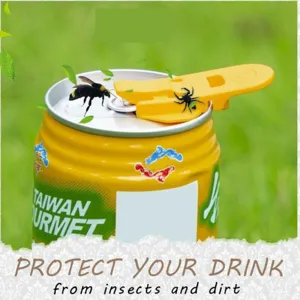 Ouvre-boîte en plastique portable couvercle étanche à la poussière pour boissons