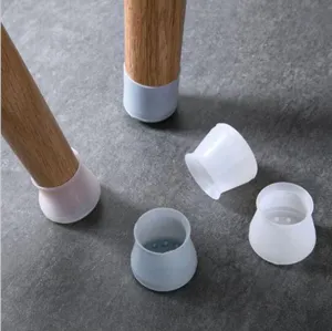 Silicone chair leg covers furniture protectors non-slip foot pads floor protection mute caps
