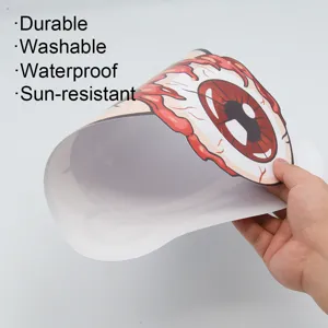 Halloween spooky eye wall door sticker waterproof vinyl decal for holiday party home decor