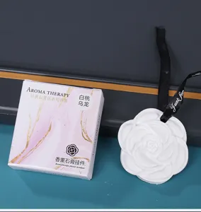 Camellia wardrobe aromatherapy plaster pendant long lasting fragrance for car and room decor