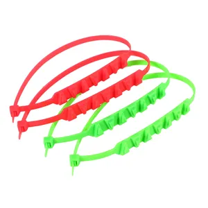 Nylon snow anti-skid chain for motorcycle tires, durable thickened strap detail view.