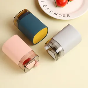 Creative automatic pop-up toothpick box holder for home living room desktop storage container
