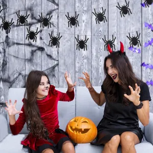 Halloween 3D Papier Spinnen Girlande Hängende Dekoration Party Hintergrund Wand Deko
