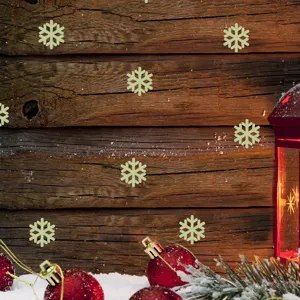 Adesivi da parete con fiocchi di neve di Natale luminosi per decorazioni festive.