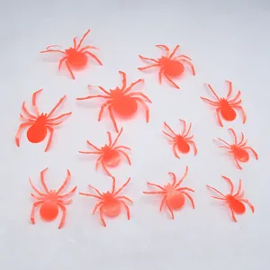 Pegatinas de pared de arañas luminosas 3D de Halloween, decoración espeluznante para ventanas.