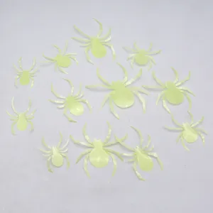 Halloween 3D pegatinas de pared de araña luminosas fiesta de terror decoración ventana