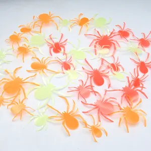 Pegatinas de Pared de Arañas Luminosas 3D de Halloween Decoración de Fiesta