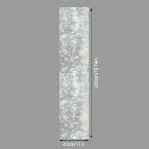 Stone texture lace window static glass film, decorative privacy sticker for home and office use.