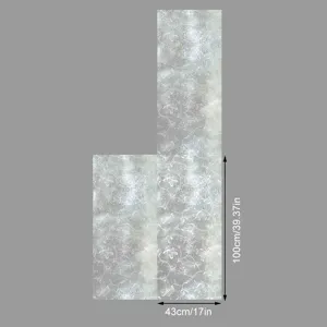 Static window film privacy glass sticker floral lace decorative film 43x100cm home use