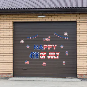 Stati Uniti Giorno dell'Indipendenza adesivi magnetici per porta del garage decorazione.