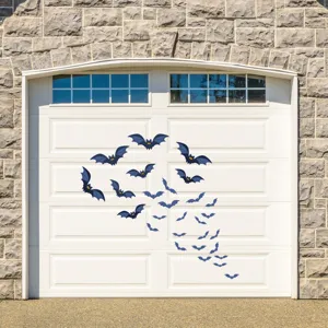 Halloween adesivi magnetici per porta da garage pipistrello decorazione impermeabile PVC