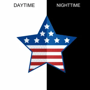 Amerikaanse Onafhankelijkheidsdag Magnetische Reflecterende Ster Autostickers Patriotische Vlag Decals
