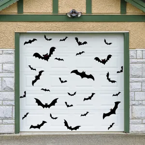 Adesivi magnetici pipistrello Halloween per porta garage decorazione festa impermeabile