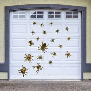 Autocollants d araignée de garage magnétique d Halloween décors effrayants pour métal