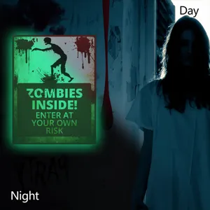 Halloween zombie glow in the dark wall sticker spooky party window decoration decals