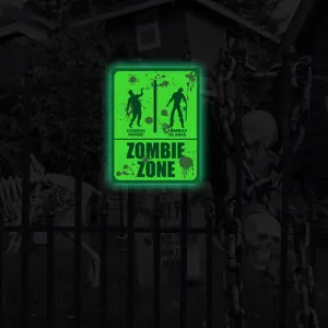 Halloween luminous zombie wall sticker glow in the dark spooky window decor fluorescent decal