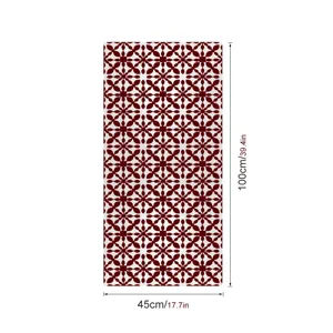 Geometrische raamfolie statische hechting privacy glassticker decoratief 45x100cm