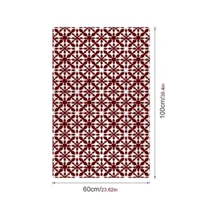 Geometrisch patroon raamfolie privacy glas sticker detailweergave 60x100cm groot
