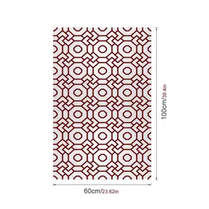 Geometrische raamfolie statische hechtende glassticker zonwerend 60x100cm decoratie