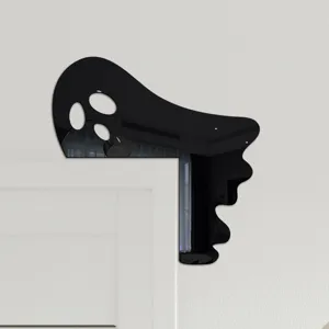 Adesivo specchio acrilico fantasma Halloween per parete porta angolo decor casa