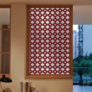 Film pour vitre décoratif à motif géométrique, autocollant de confidentialité anti-UV pour fenêtre.