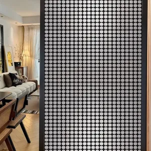 Geometrische raamfolie matglas sticker decoratieve privacyfolie voor thuis wonen