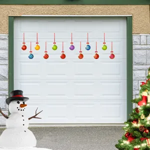 Weihnachten Garagentor Magnet Set Dekoration Feiertag Kühlschrank Aufkleber Saisonal